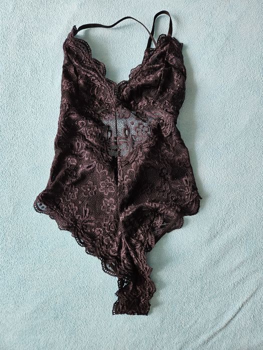 Seksowne, koronkowe body czarne NOWE