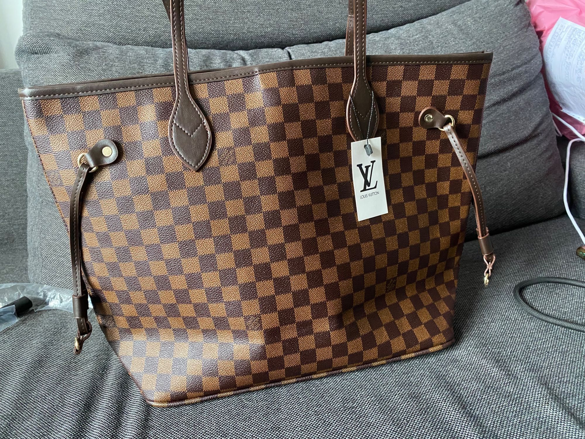 Torebka shoperka louis Vuitton LV premium skóra naturalna