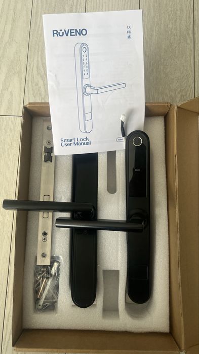 Ruveno Slim Умный дверной замок с отпечатком пальца с ручками