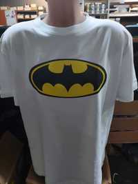 Biała koszulka BATMAN t-shirt męski nieużywany rozmiar L