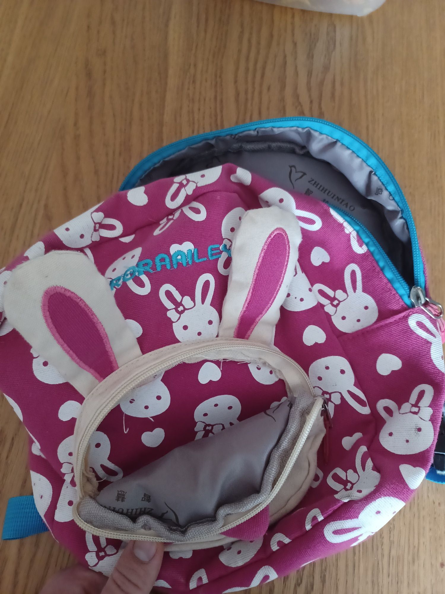 Plecak dziecięcy króliczek
