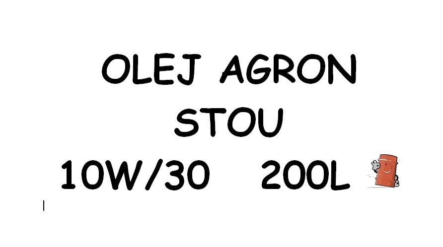 Olej STOU 10W/30 hydrauliczno-silnikowo-przekładniowy 200L NEGOCJUJ  !