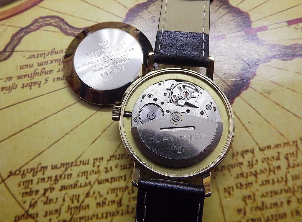 Zegarek  GLASHUTTE  SPEZIMATIC 26  Rubis  ideał.. po serwisie zeg.