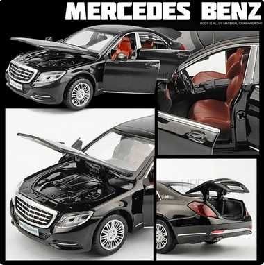 1/32 MERCEDES BENZ S600 Maybach z napędem światłami i dźwiękiem silnik