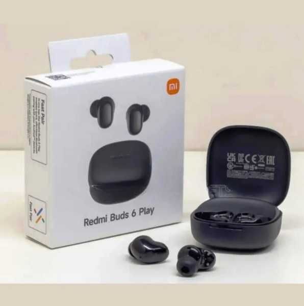 NOWE Słuchawki dokanałowe XIAOMI Redmi Buds 6 Play Black Bluetooth 5.4