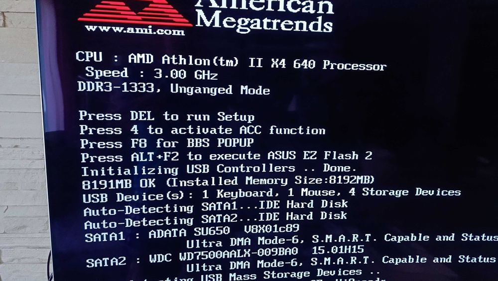 Komputer Athlon II X4 640/NVIDIA GeForce GT 630/ 8Gb ram/dysk ssd 1TB