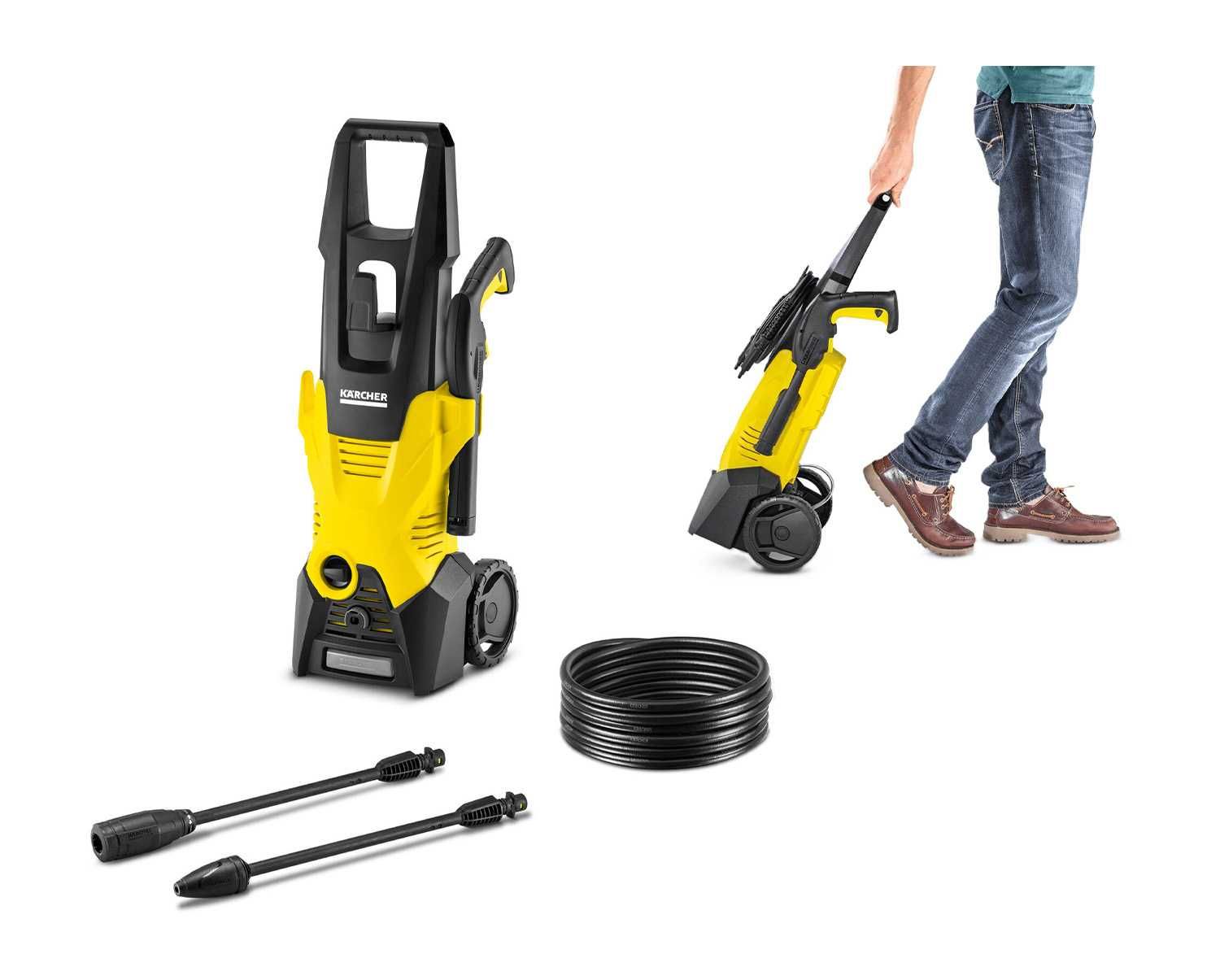 Myjka Ciśnieniowa Karcher K3 120bar 6m Wąż Domowa Detergent
