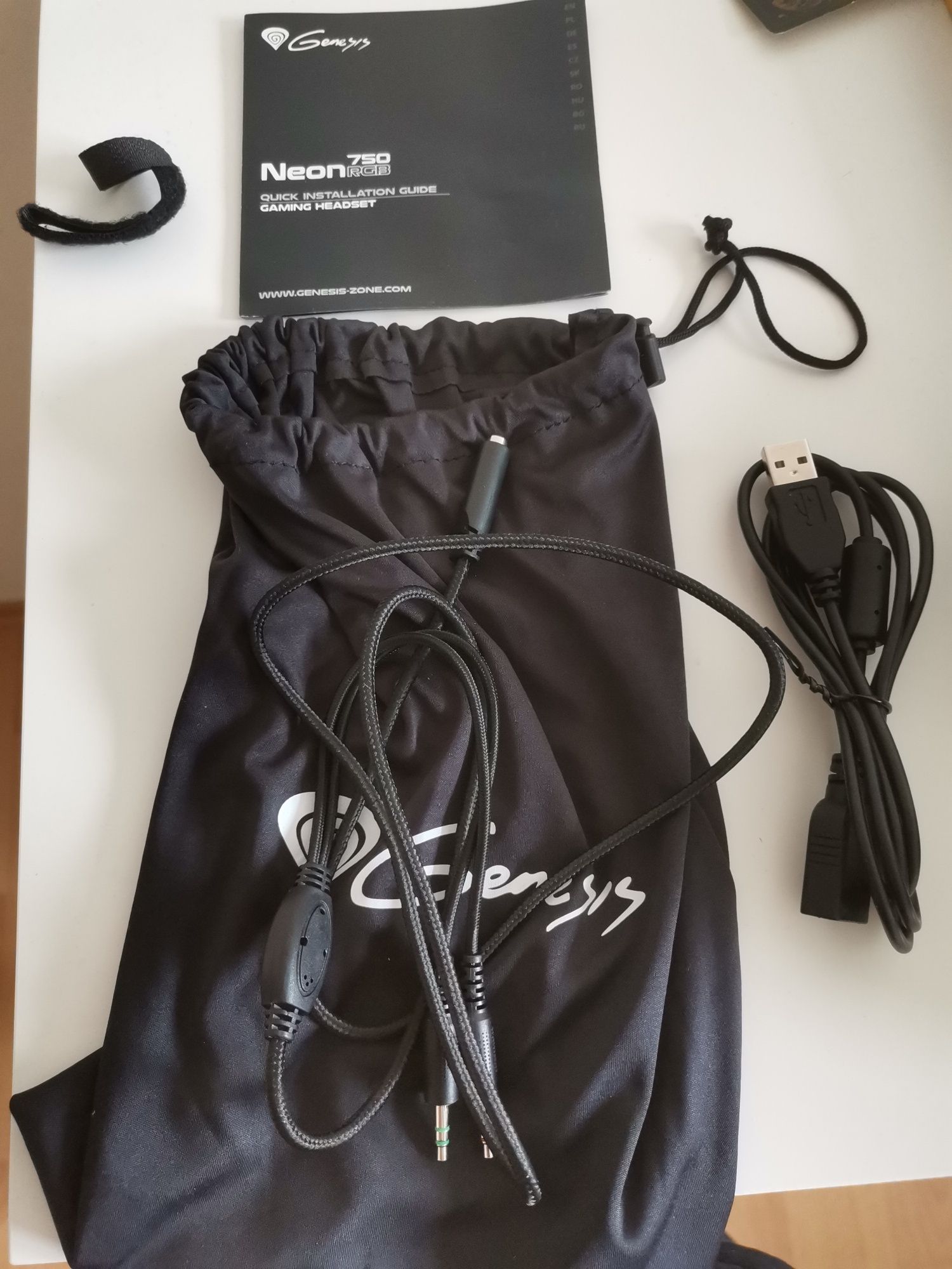 Słuchawki Genesis Neon 750 RGB
