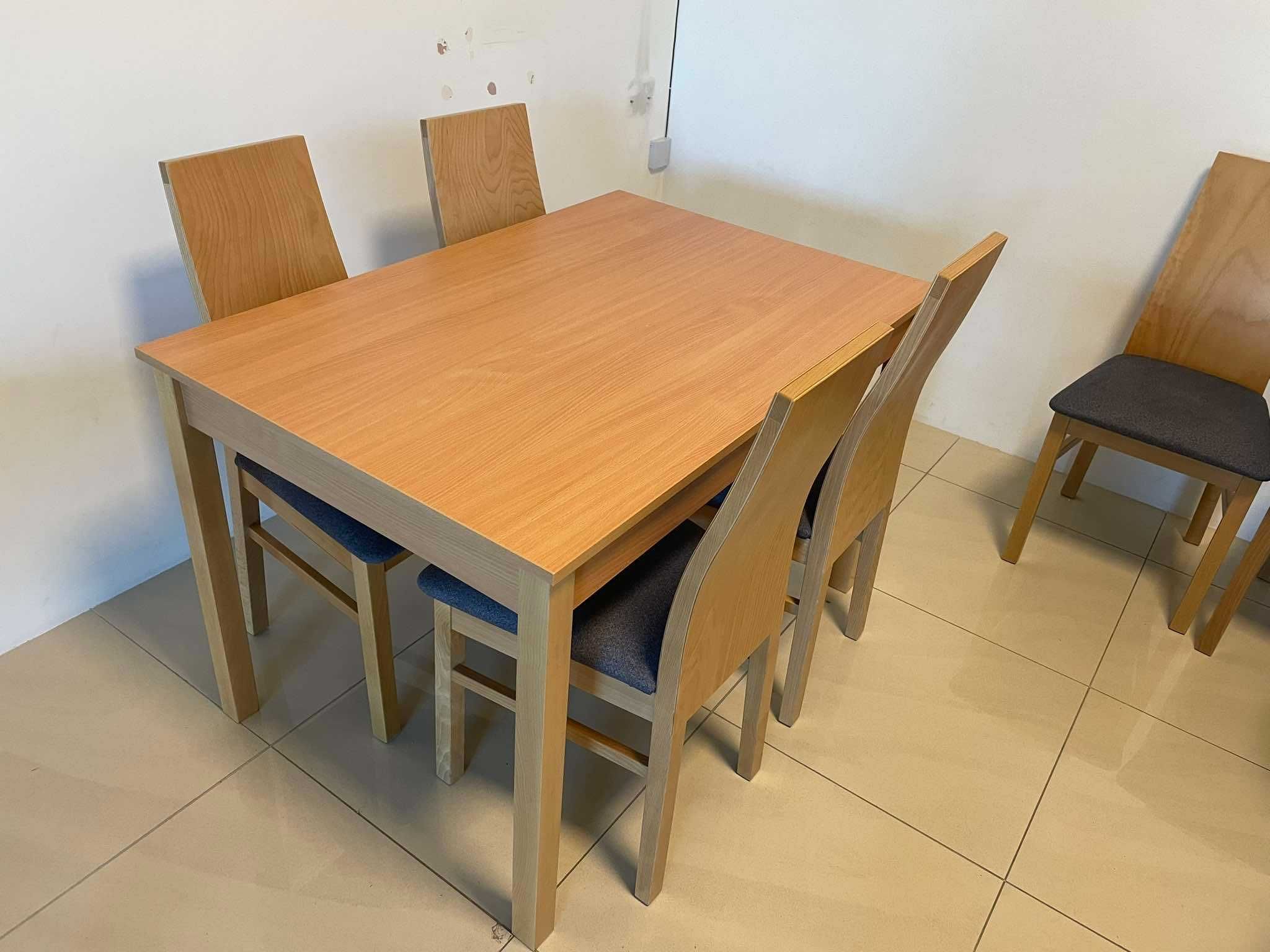 (70WR) Stół 120 x 80 cm + 4 krzesła, wyprzedaż 799 zł