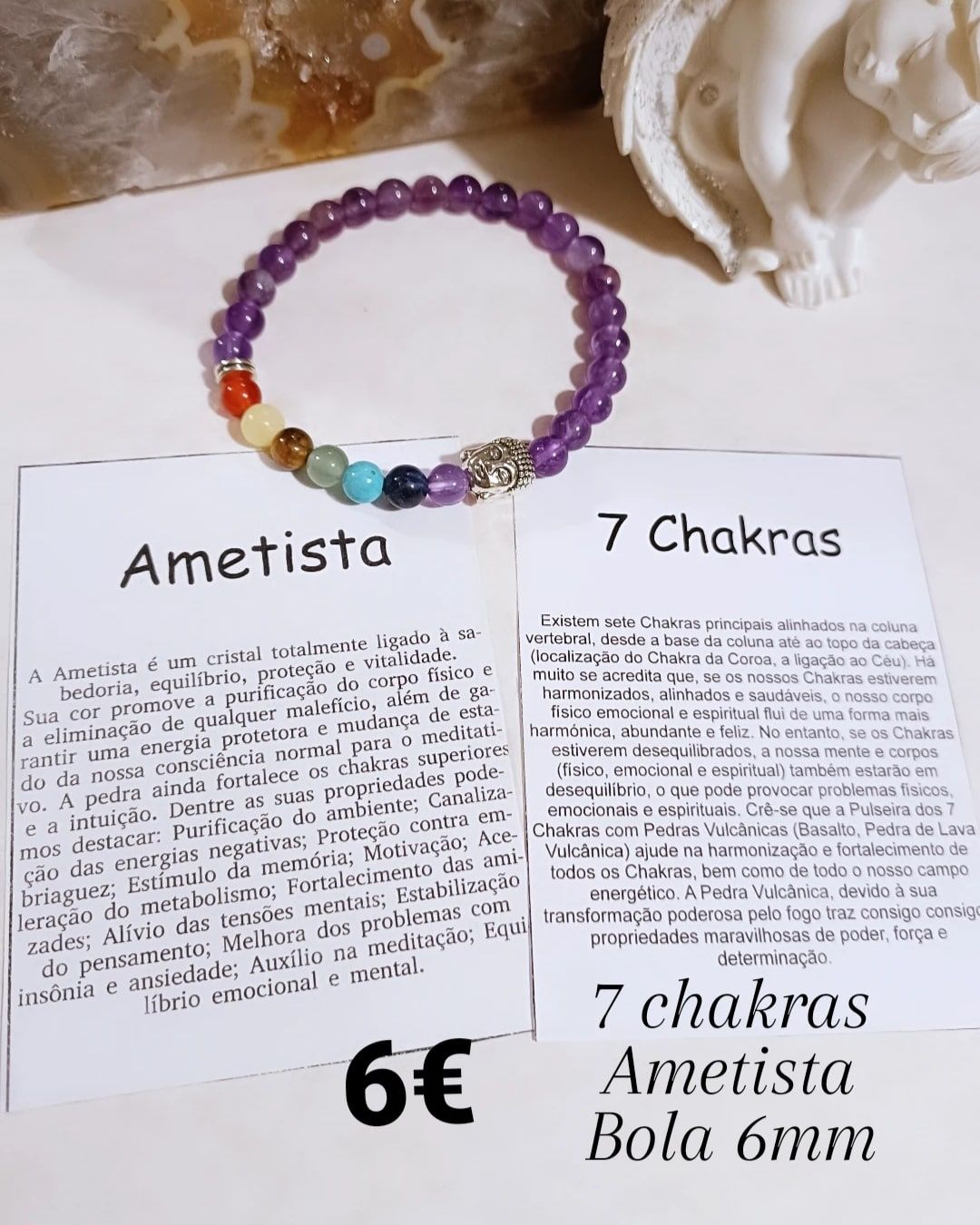 Pulseiras em pedra Naturais