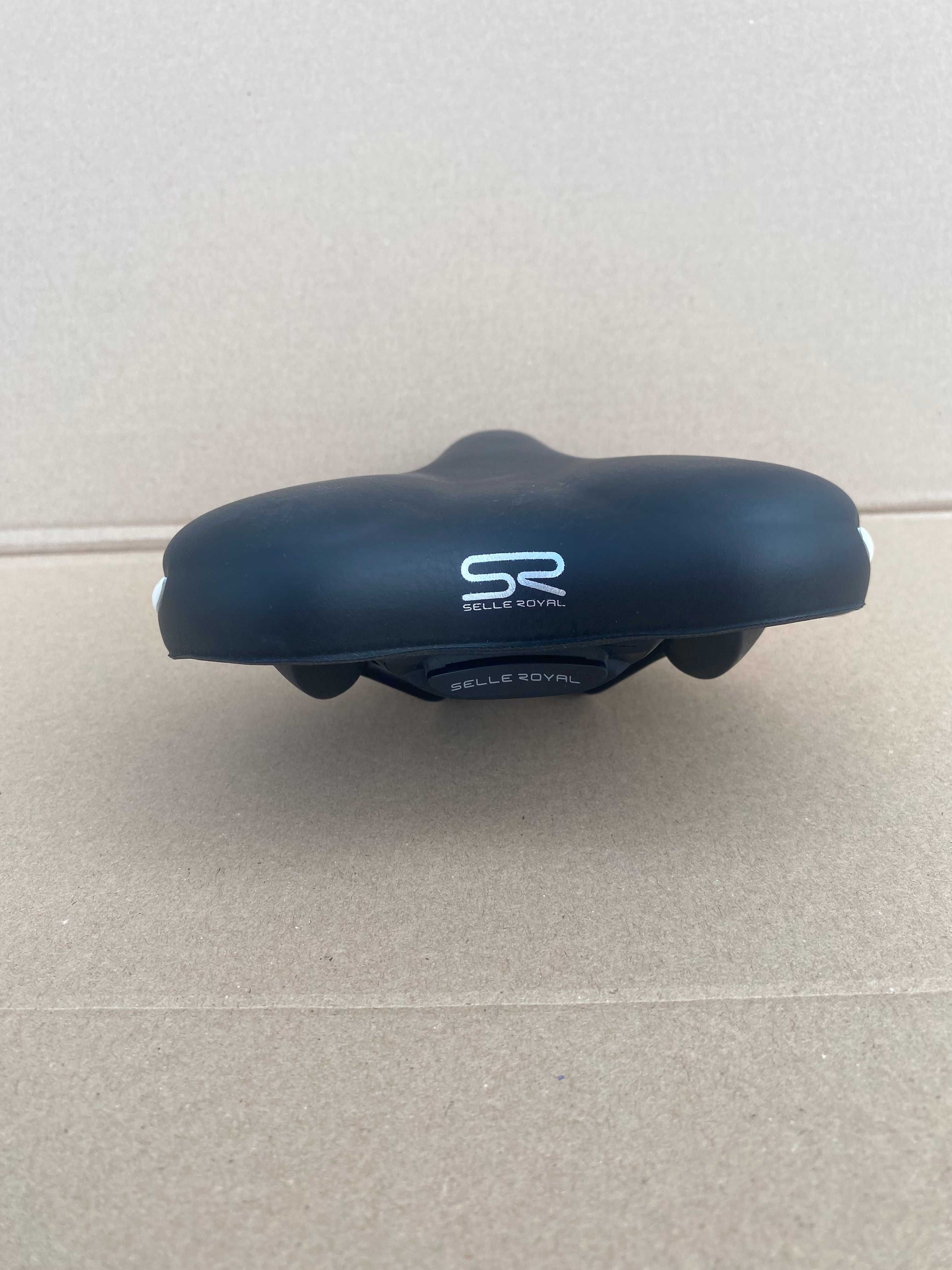 Siodełko rowerowe Selle Royal Ariel z białymi wstawkami, nowe [sd-9]