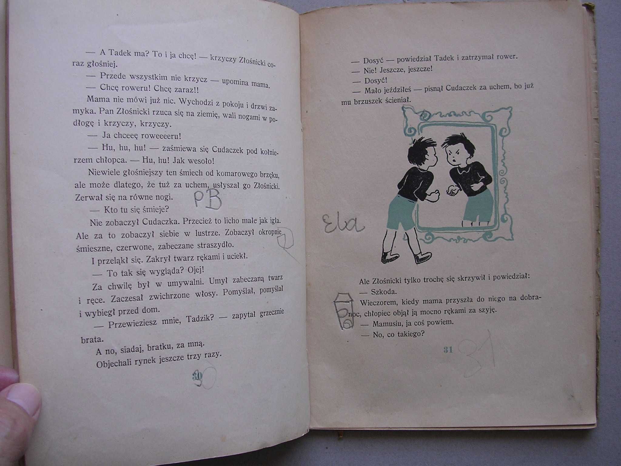 Stara bajka z prl - u Cudaczek wyśmiewaczek z 1947 rok stara zabawka