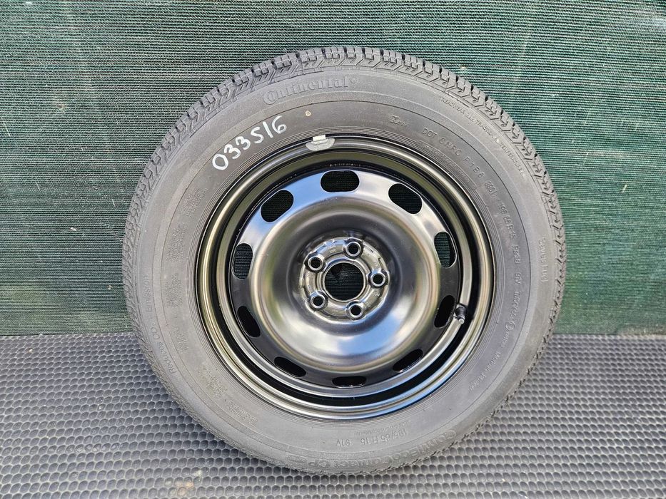 Kolo Felga 1J0601027Q Blaszak Zapasowe Zapasowka R15 5x100 6J ET38 195/65 VW Golf IV 4 Audi Skoda Seat