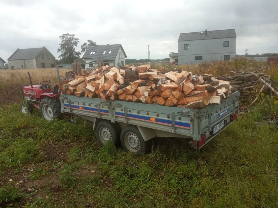 Sezonowane drewno kominkowe akacja, olcha  oraz opałowe  liściaste