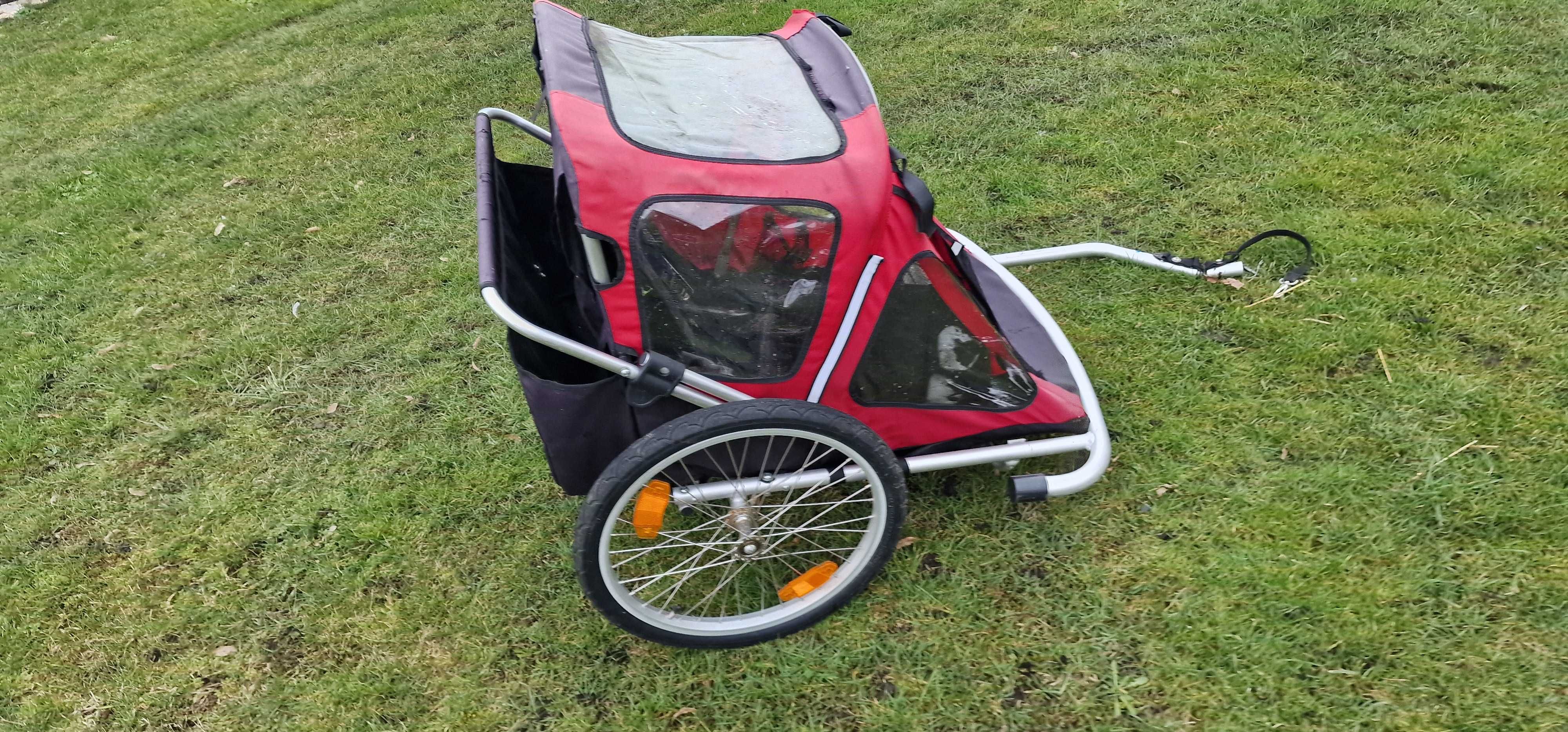 wózek dla dziecka do roweru riksza