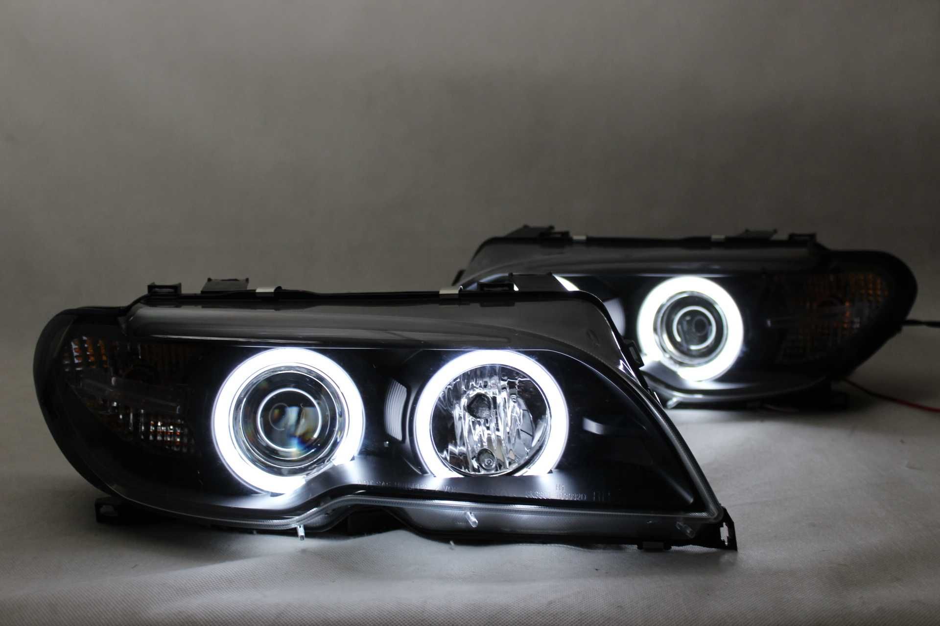 Lampy przednie przód BMW III E46 COUPE 03-05 Angel Eyes LED XENON NOWE