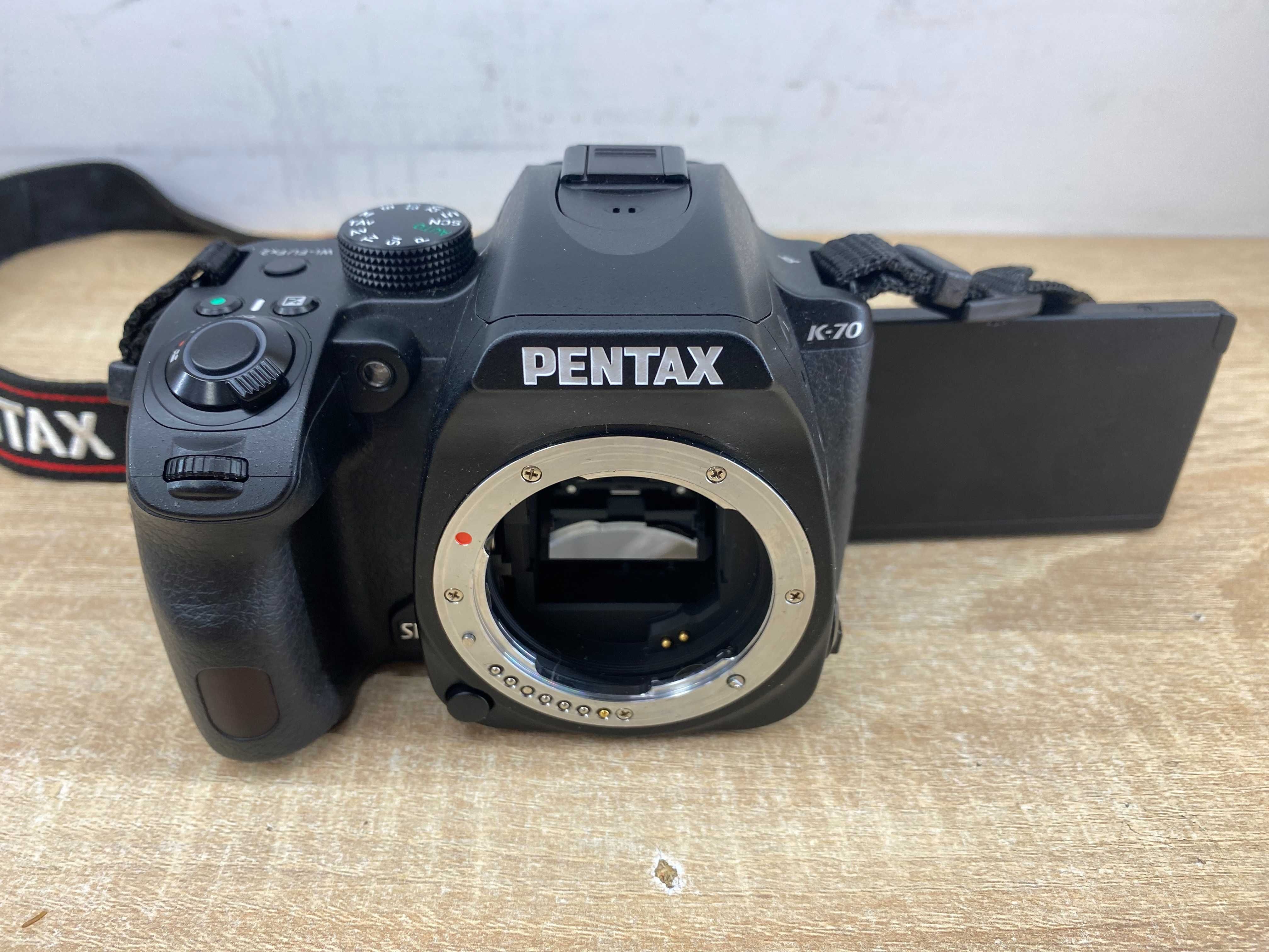 Lustrzanka Pentax K-70 korpus + 2 obiektywy |JAK NOWA |Maly przebieg |