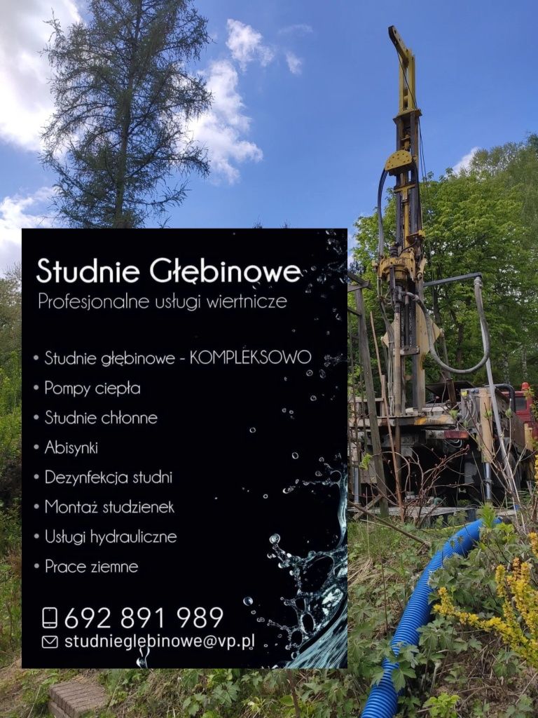 Studnie głębinowe kompleksowo z montażem