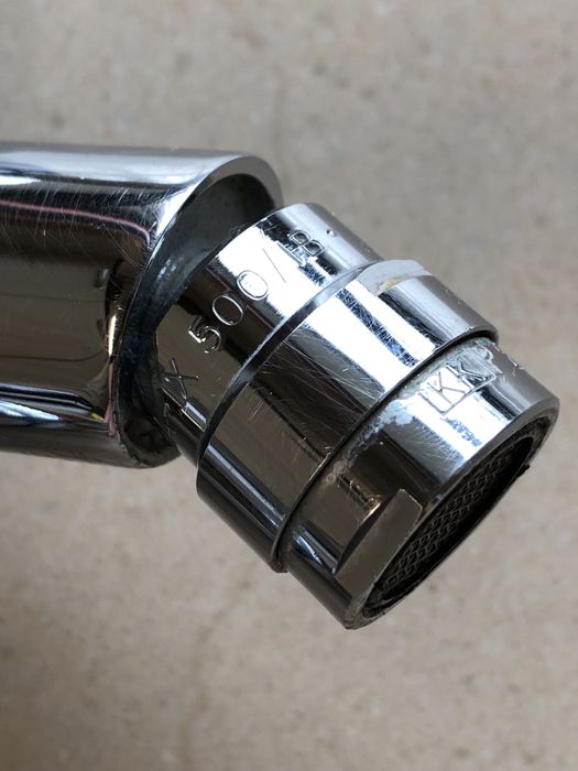 Torneira de casa de banho.