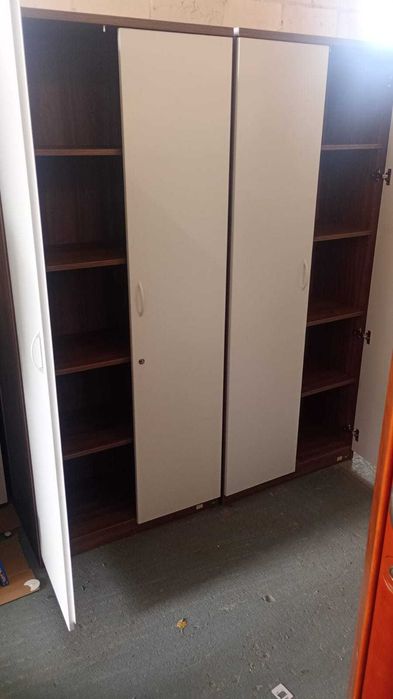 Szafa biała aktowa 80x190 cm szafa biurowa szafy białe aktowe biurowe