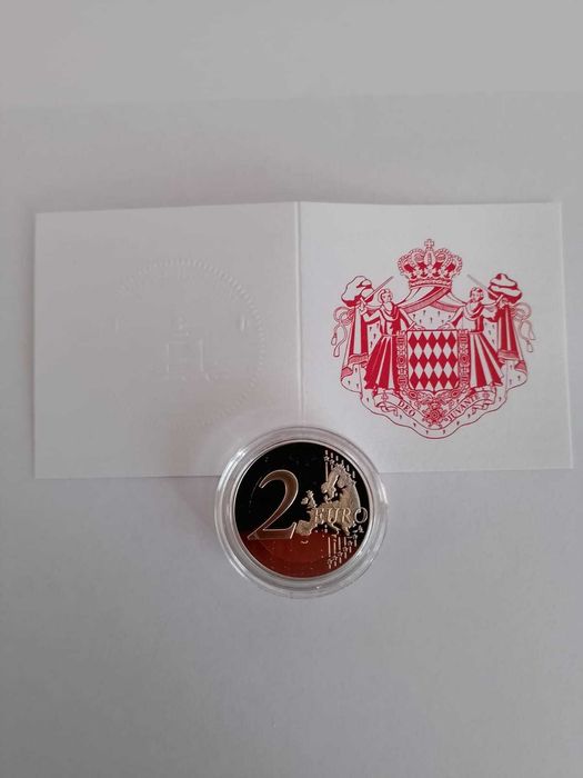 Sorteio moeda Proof Mónaco 2025