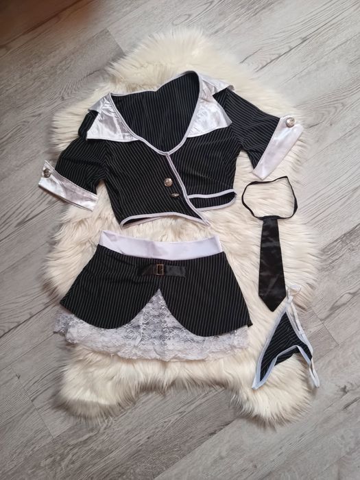 Strój seksowny pokojówka roz.XS/S