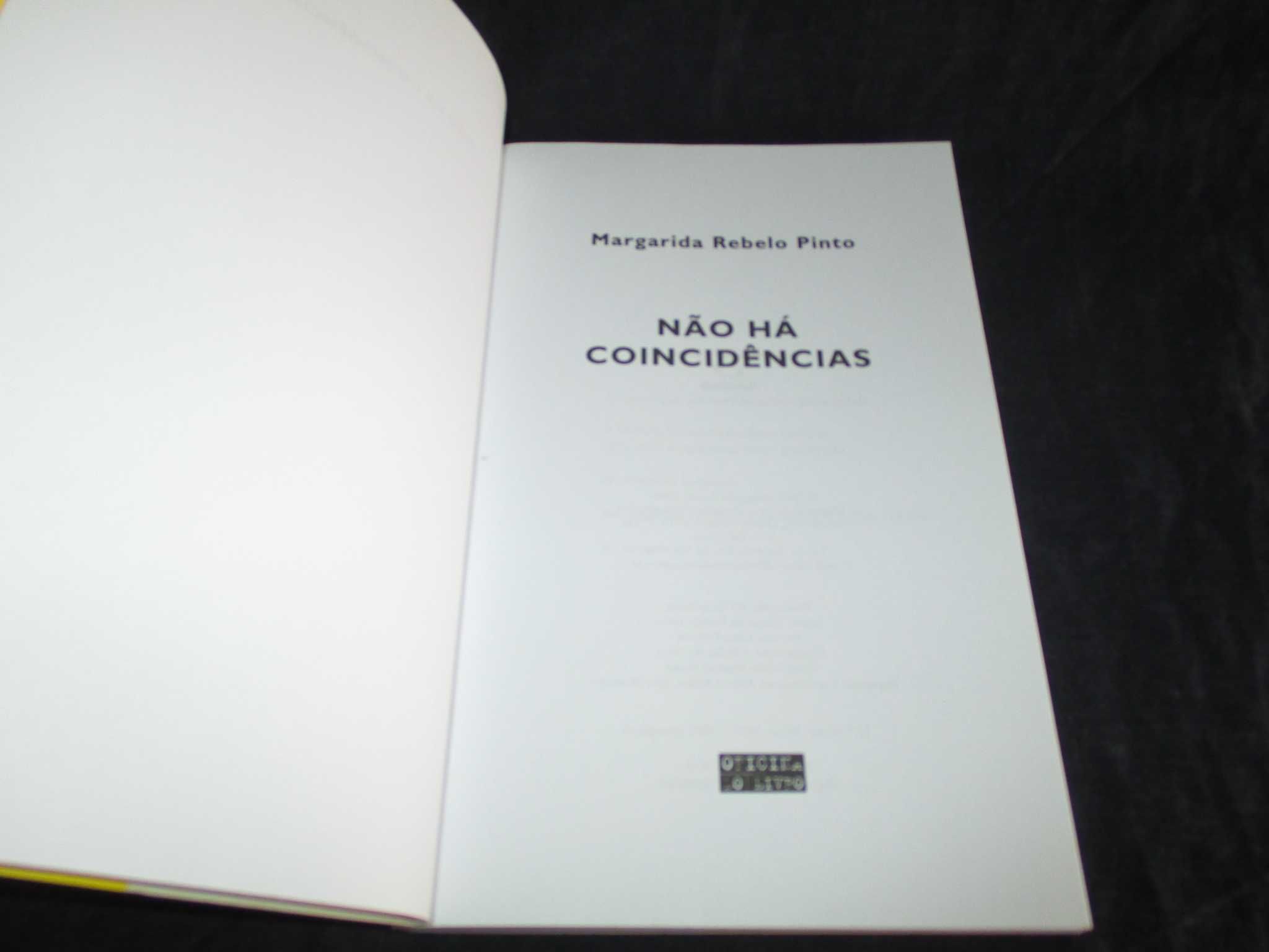 Livro Não há coincidências Margarida Rebelo Pinto