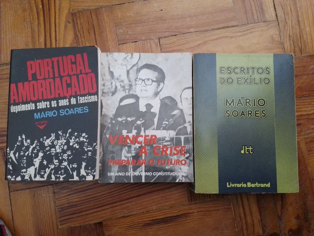 Livros do Mario Soares em promoção e outros. Desde 2E