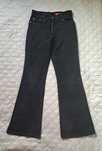 Spodnie dzwony bootcut czarne Gourd