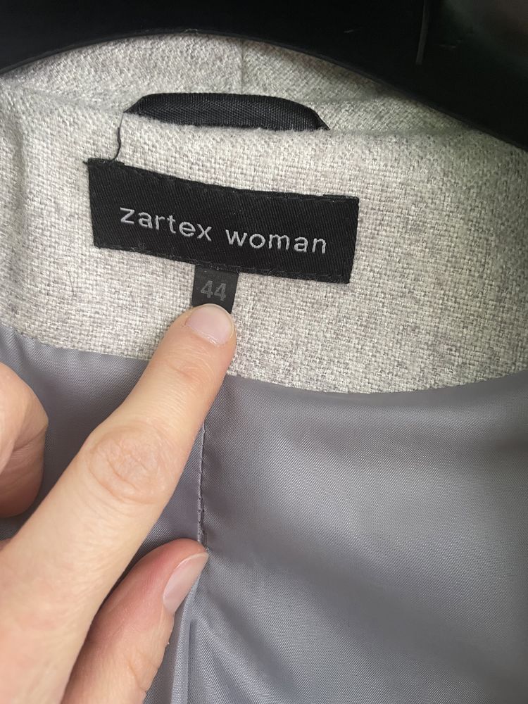 Płaszcz z paskiem Zartex Woman 44 XXL