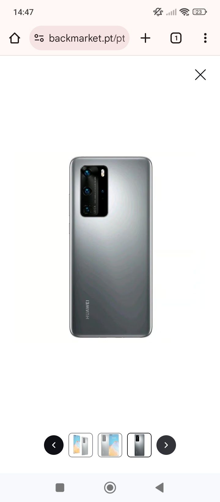 Huawei p40 pro 5G 256GB com play store ecrã partido