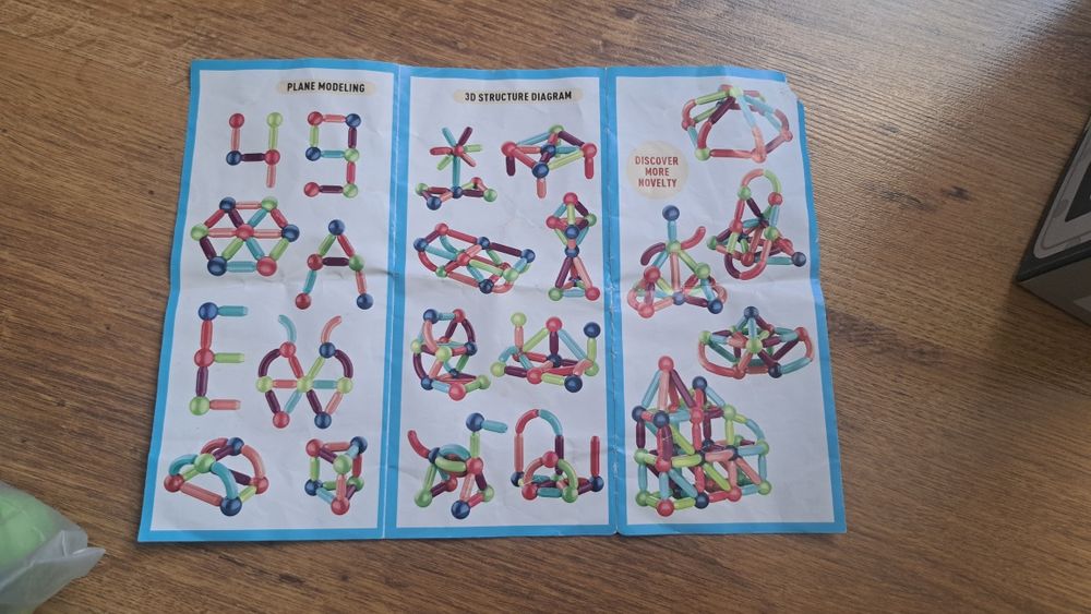 Klocki magnetyczne 3+ 78el.