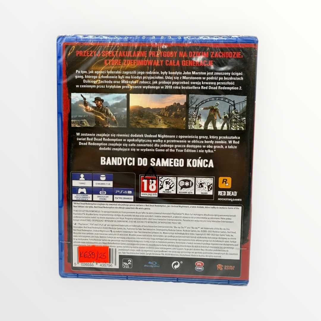 Gra PS4 Red Dead redemption FOLIA