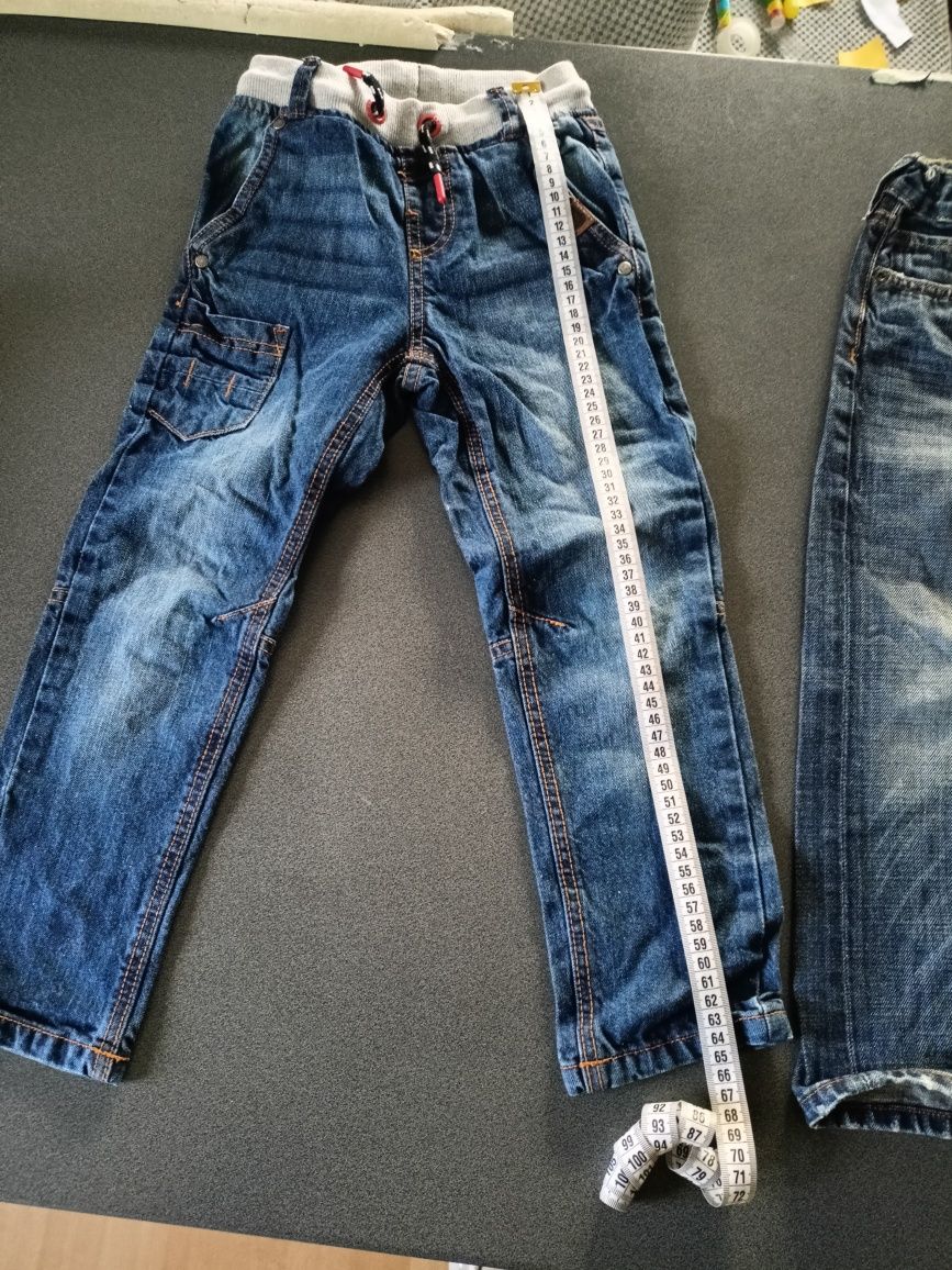 Spodnie jeansy 110-116 h&m i smyk