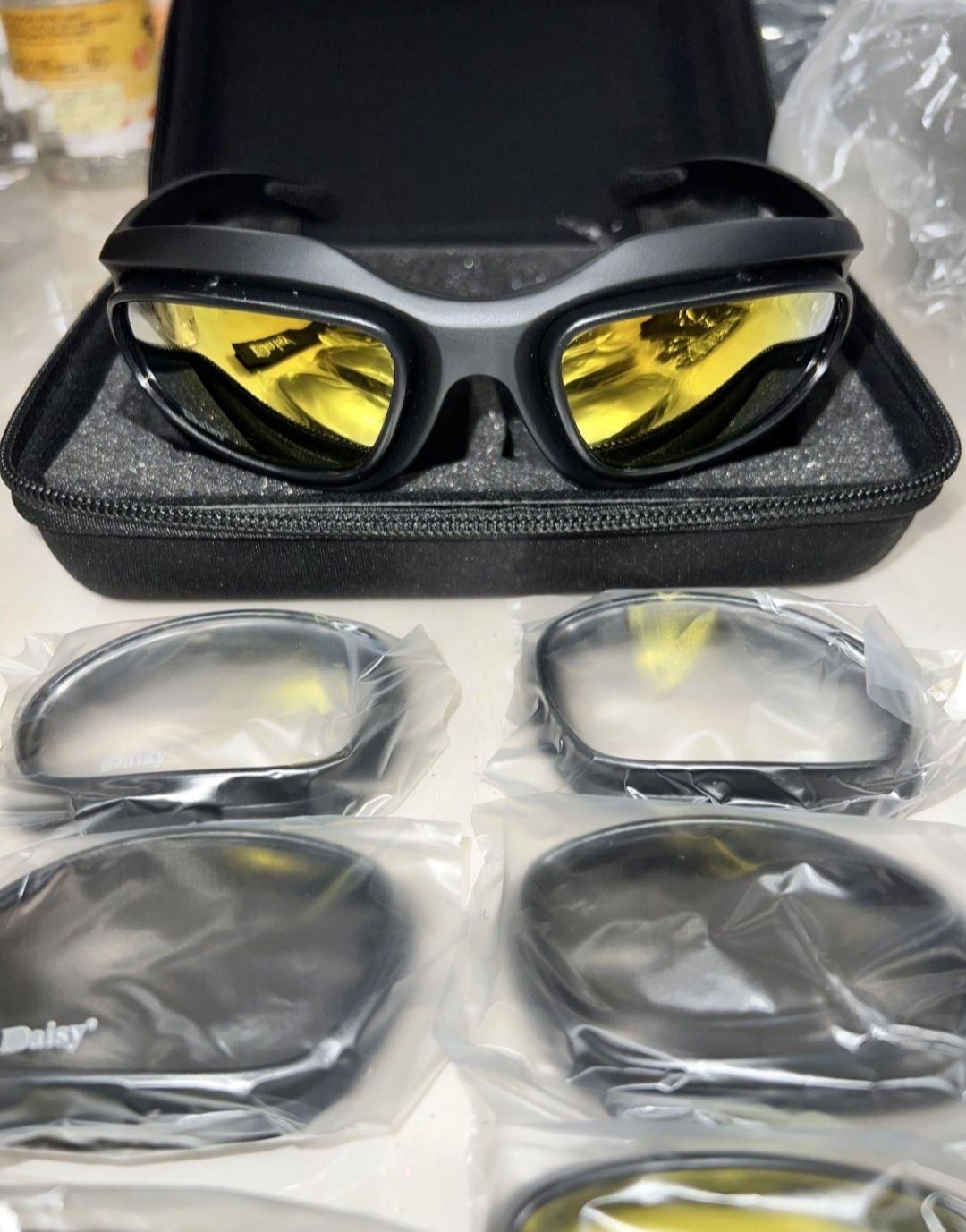 Тактические очки 4 комплекта сменых стекол