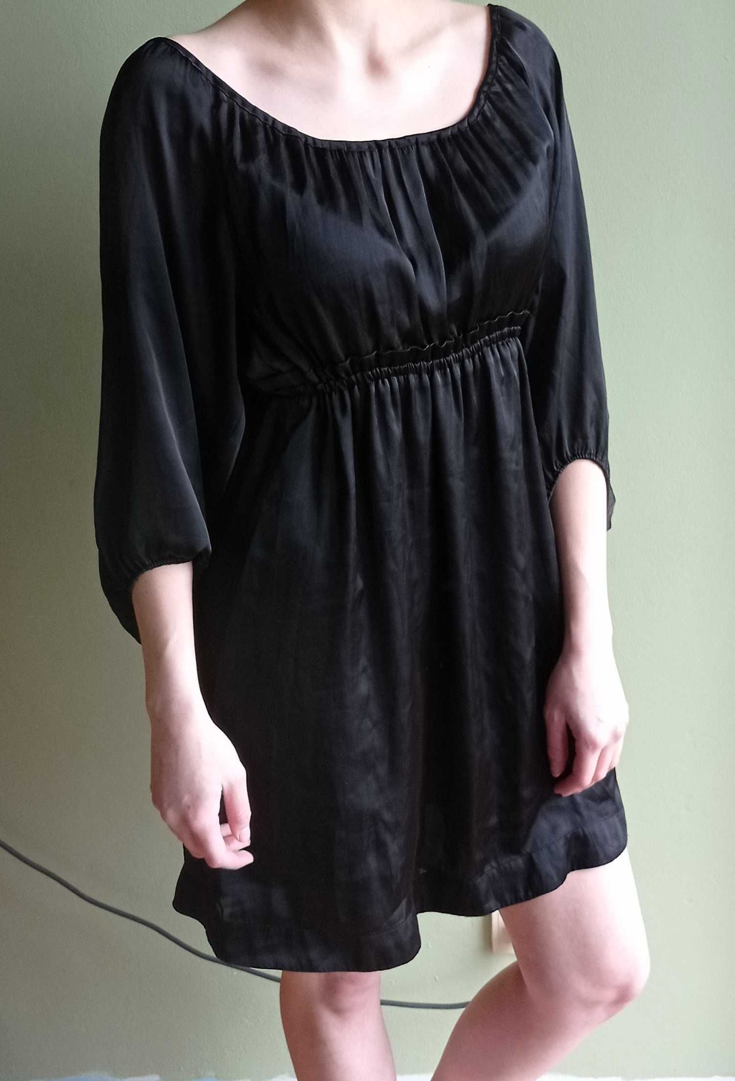 Czarna sukienka H&M oversize