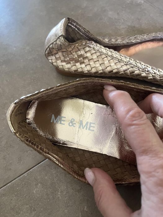 Золотисті балетки Me&Me 38 р.