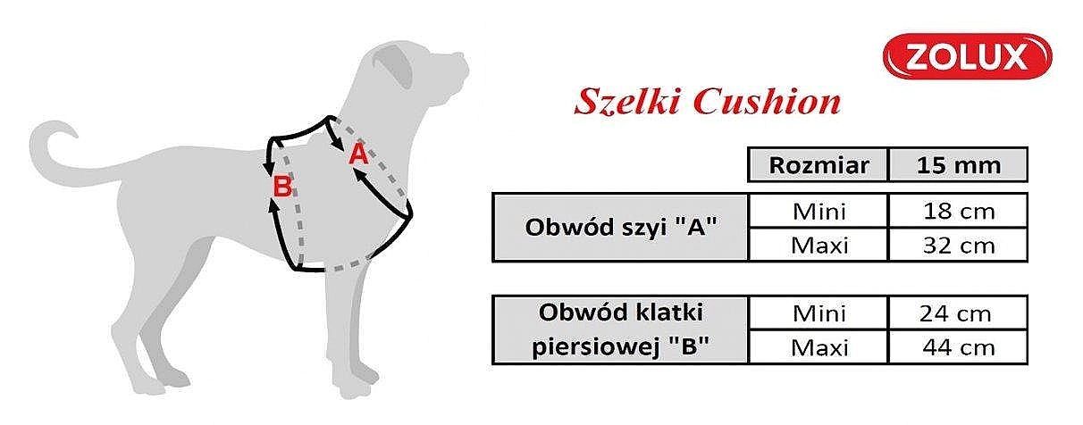 Zolux Szelki Guard Cusion spacerowe S 15mm