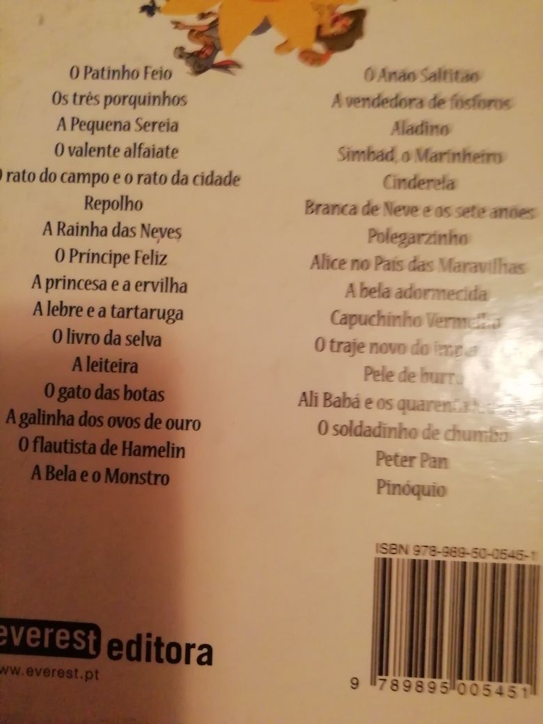 Livro contos para adormecer