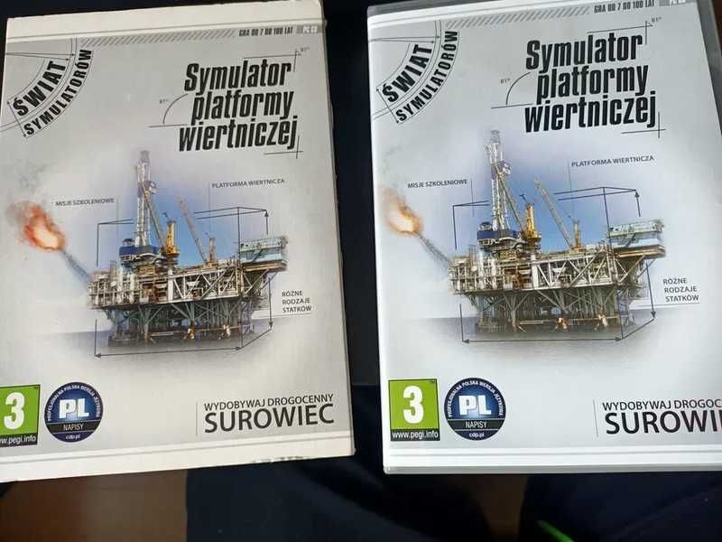 Gra PC symulator platformy wiertniczej
