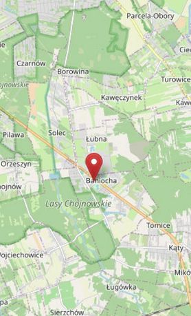 Działka inwestycyjna Baniocha gm. Góra Kalwaria Piaseczno 1664m2