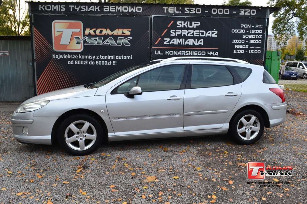 Peugeot 407 !!! BEMOWO !!! 2008 rok produkcji, 2.0 benzyna !!! KOMIS TYSIAK !!!