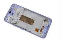 Idealny Oryginalny Wyswietlacz lcd Fioletowy a54 5g a546b z ramka kolo