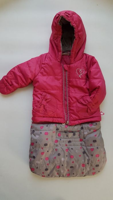 Kombinezon niemowlak 56 śpiwór, kurtka