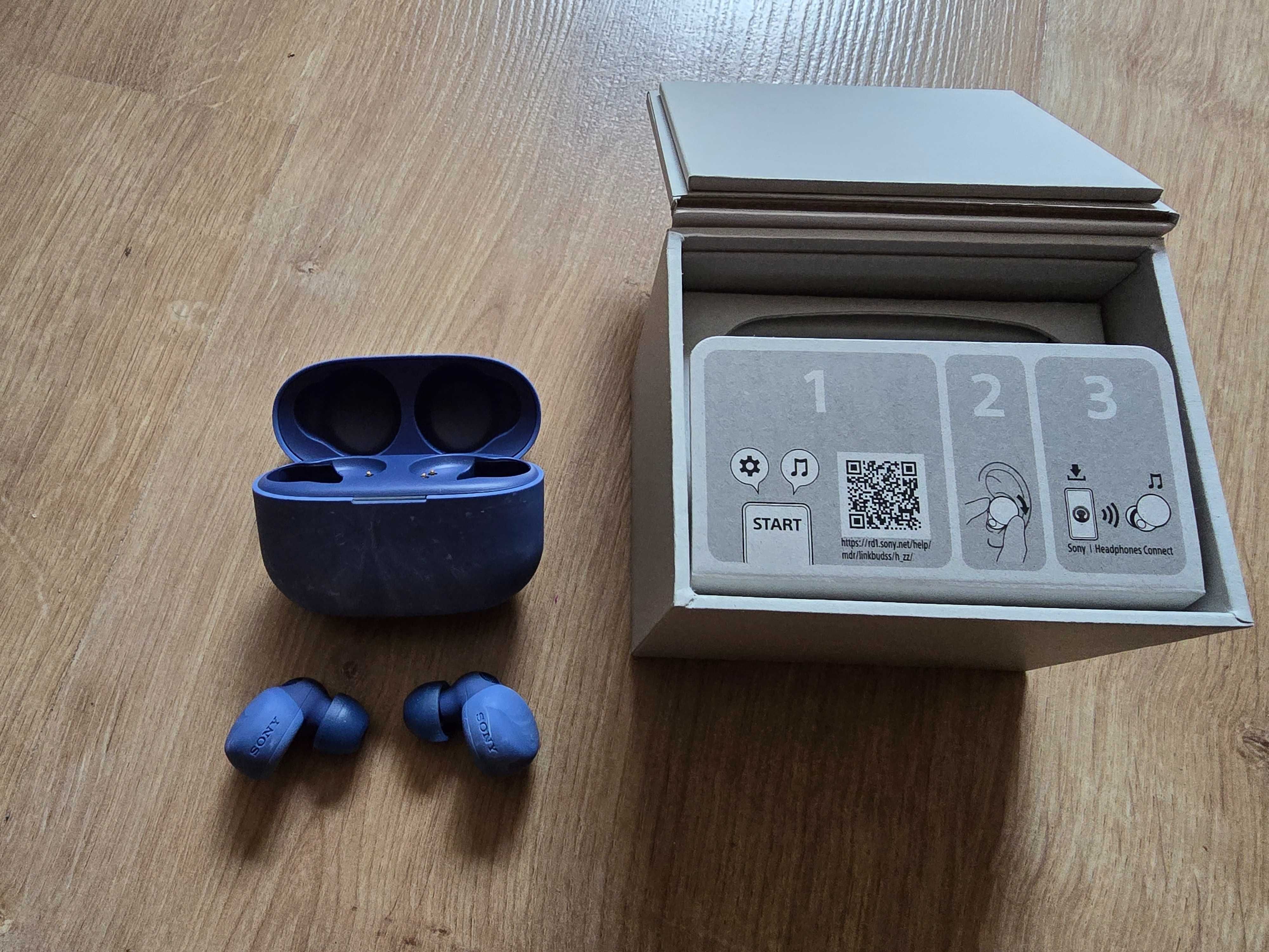 Słuchawki SONY LinkBuds S WF-LS900 Niebieskie