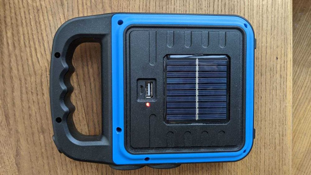 HS-8020A / HS-8020B  - LED ліхтарик + USB Power bank + сонячна панель