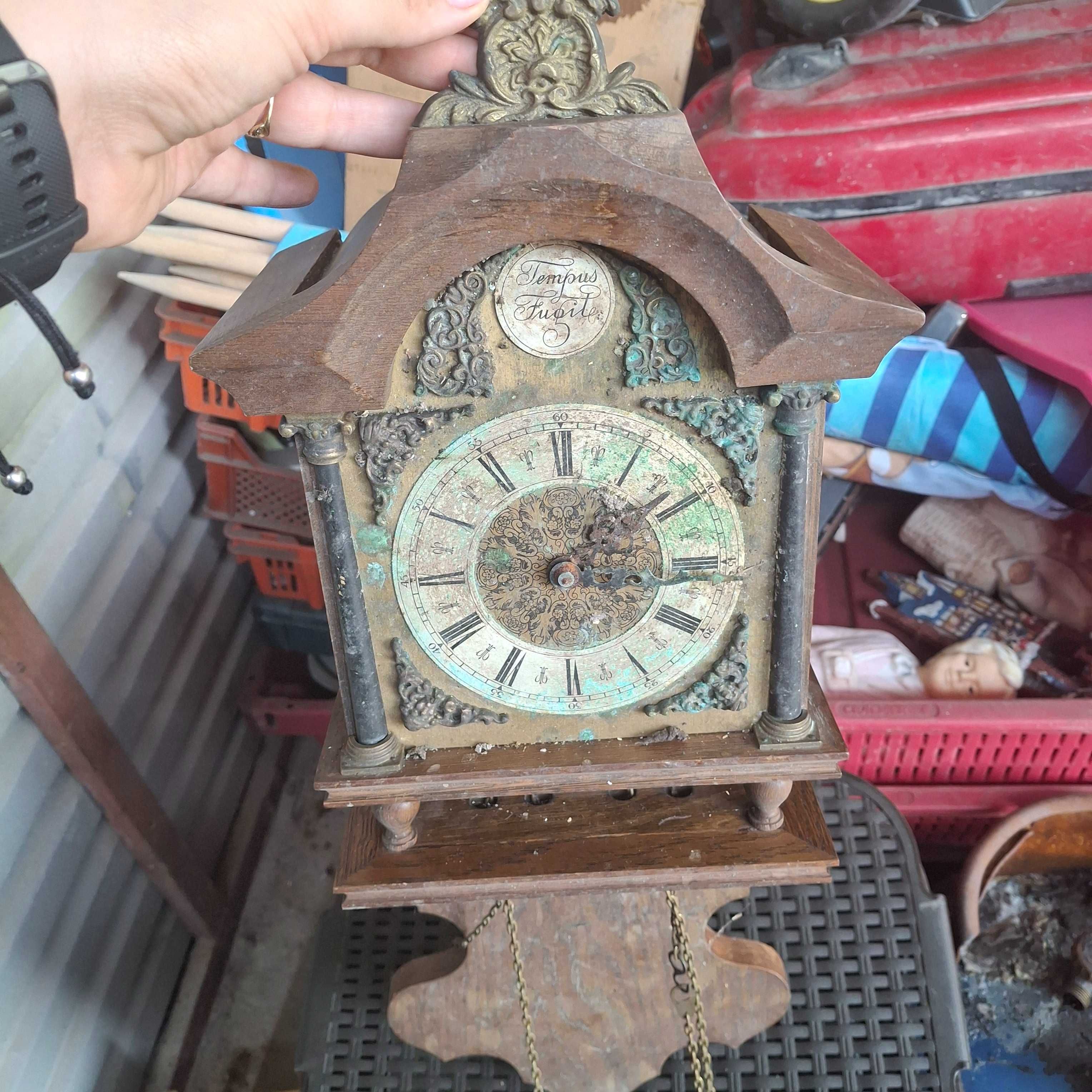 Zegar tempus stary zegar retro PRL