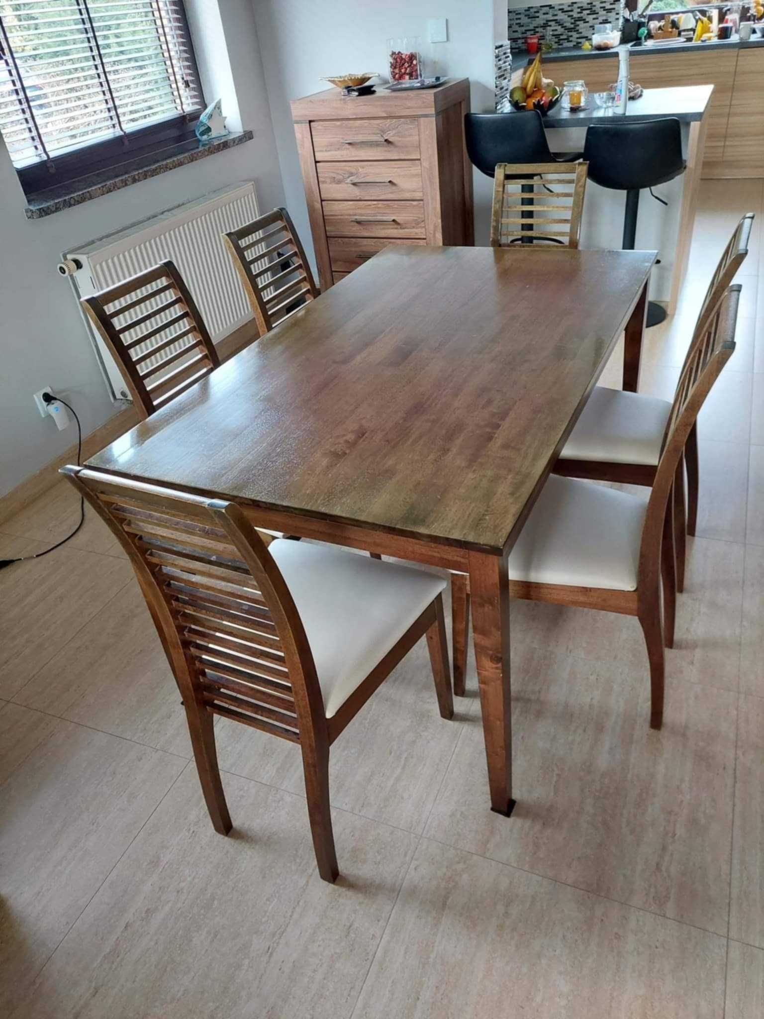 Sprzedam ładny stół i 6 krzeseł