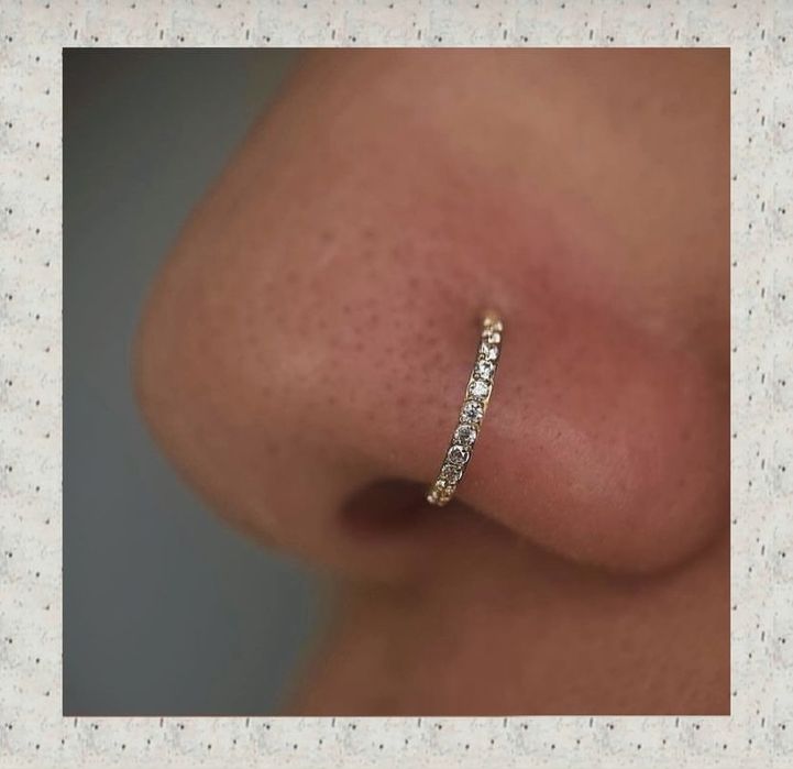 Кольцо кликер серьга для пирсинга клікер