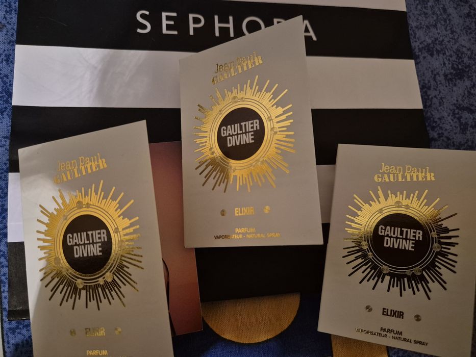 3 sztuki!!! Nowość! JEAN PAUL GAULTIER Gaultier Divine Elixir Parfum